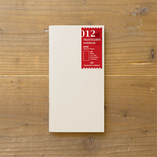 TRAVELER'S notebook Refill 012 - Regular Size - Sketch Paper