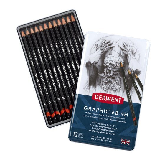 12 Graphic Medium pencils